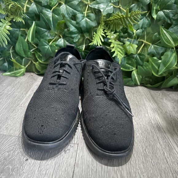 Cole Haan 2.ZeroGrand Black Stitchlite Wingtip Oxfords Derby Men Sz 10.5 C28527 main image 8